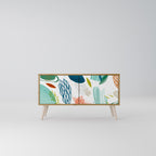 BOTANICAL HURRICANE Compact 2-Door TV Cabinet