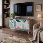 BOTANICAL HURRICANE Compact 2-Door TV Cabinet