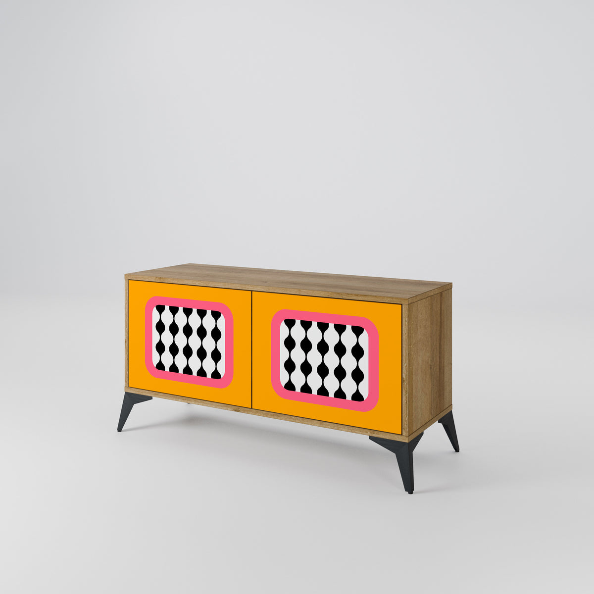 TEARS IN HEAVEN Compact 2-Door TV Cabinet