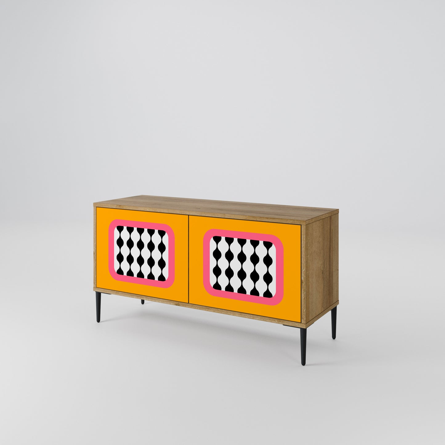 TEARS IN HEAVEN Compact 2-Door TV Cabinet