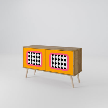 TEARS IN HEAVEN Compact 2-Door TV Cabinet