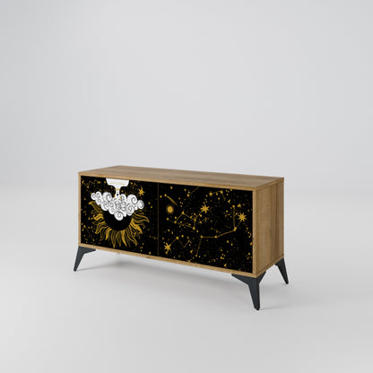 STELLAR CONSTELLATIONS Compact 2-Door TV Cabinet