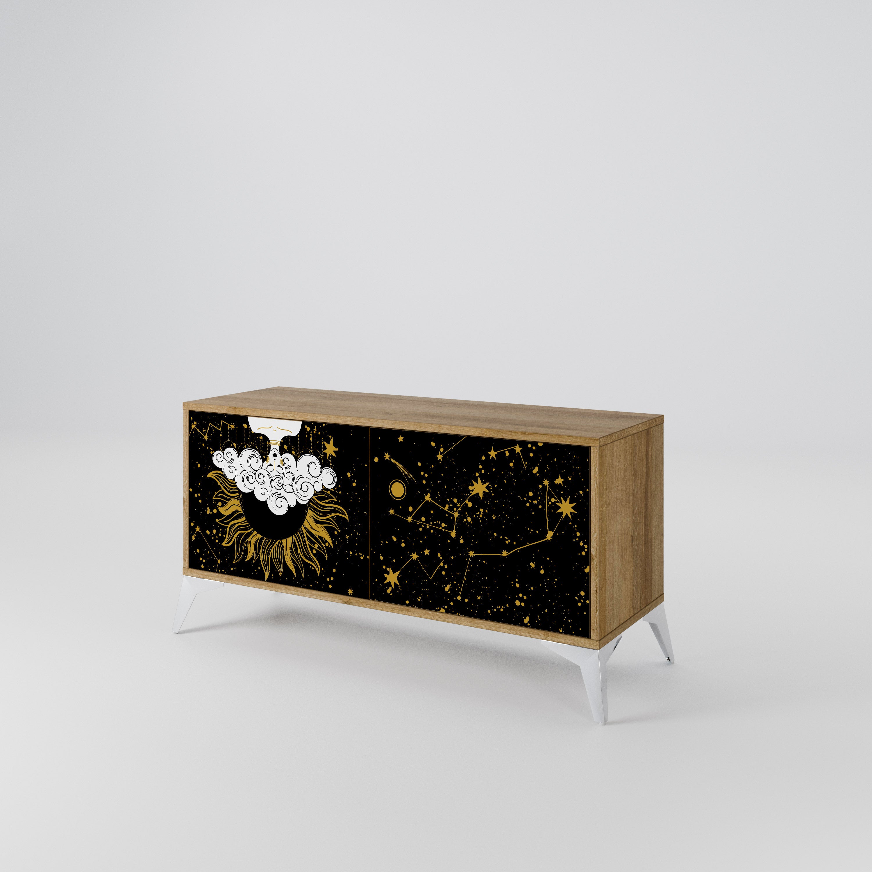 STELLAR CONSTELLATIONS Compact 2-Door TV Cabinet