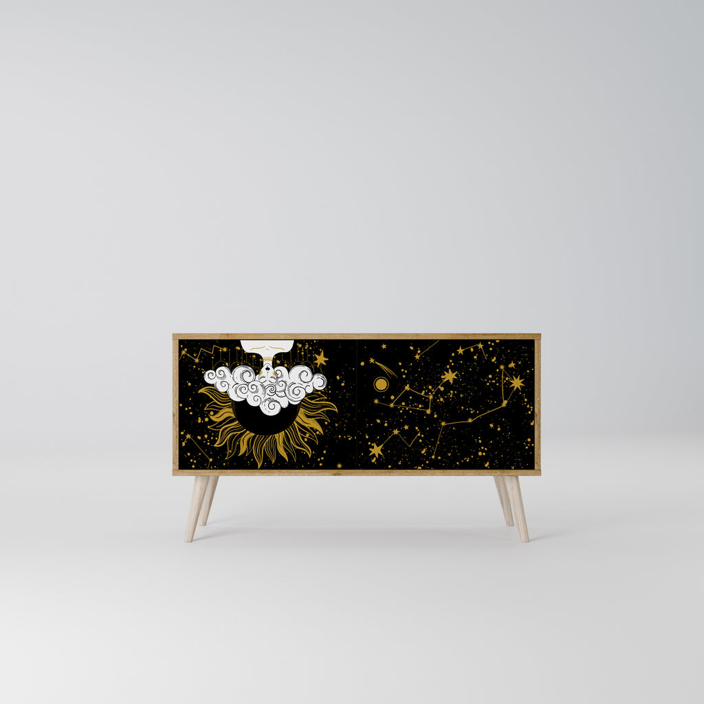 STELLAR CONSTELLATIONS Compact 2-Door TV Cabinet