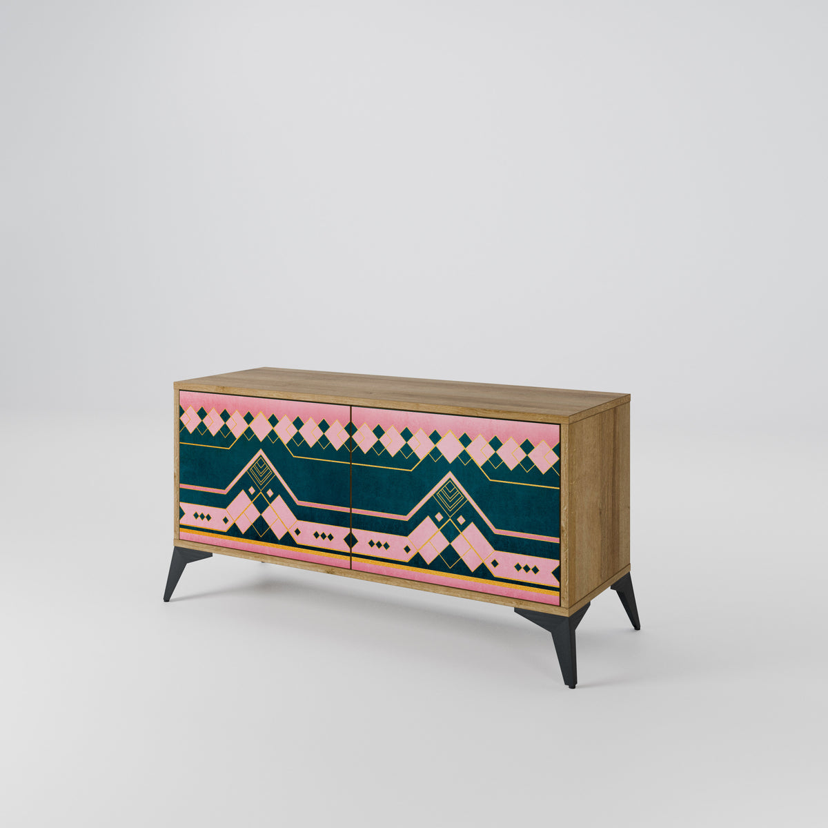 ROYAL COMPOSITION Compact 2-Door TV Cabinet