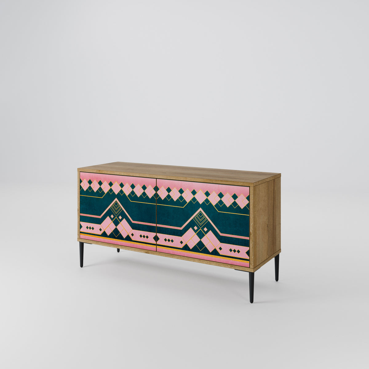 ROYAL COMPOSITION Compact 2-Door TV Cabinet