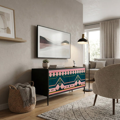 ROYAL COMPOSITION Compact 2-Door TV Cabinet
