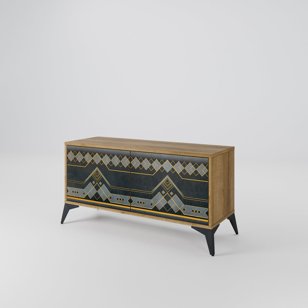 ROYAL ORDINARINESS Compact 2-Door TV Cabinet