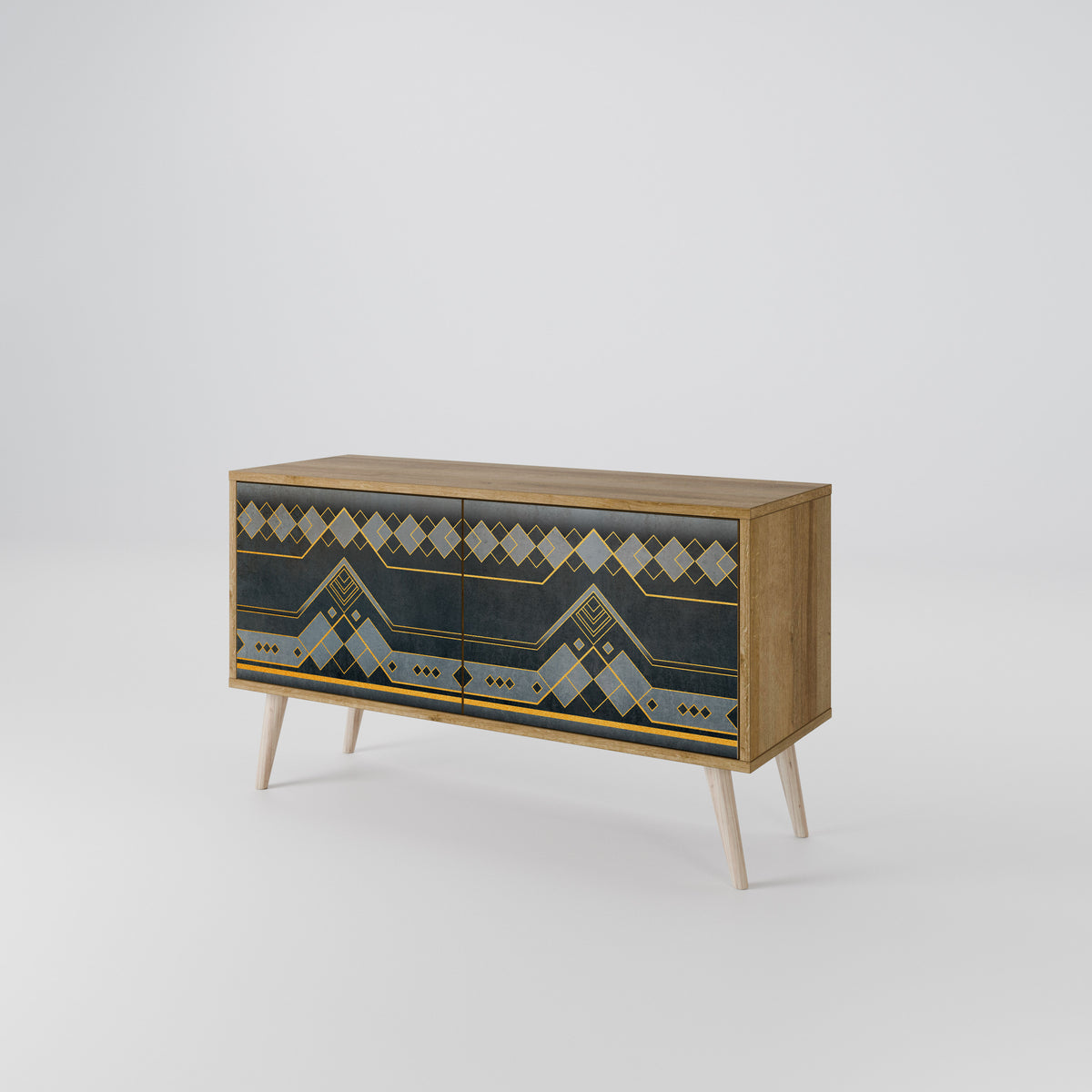 ROYAL ORDINARINESS Compact 2-Door TV Cabinet