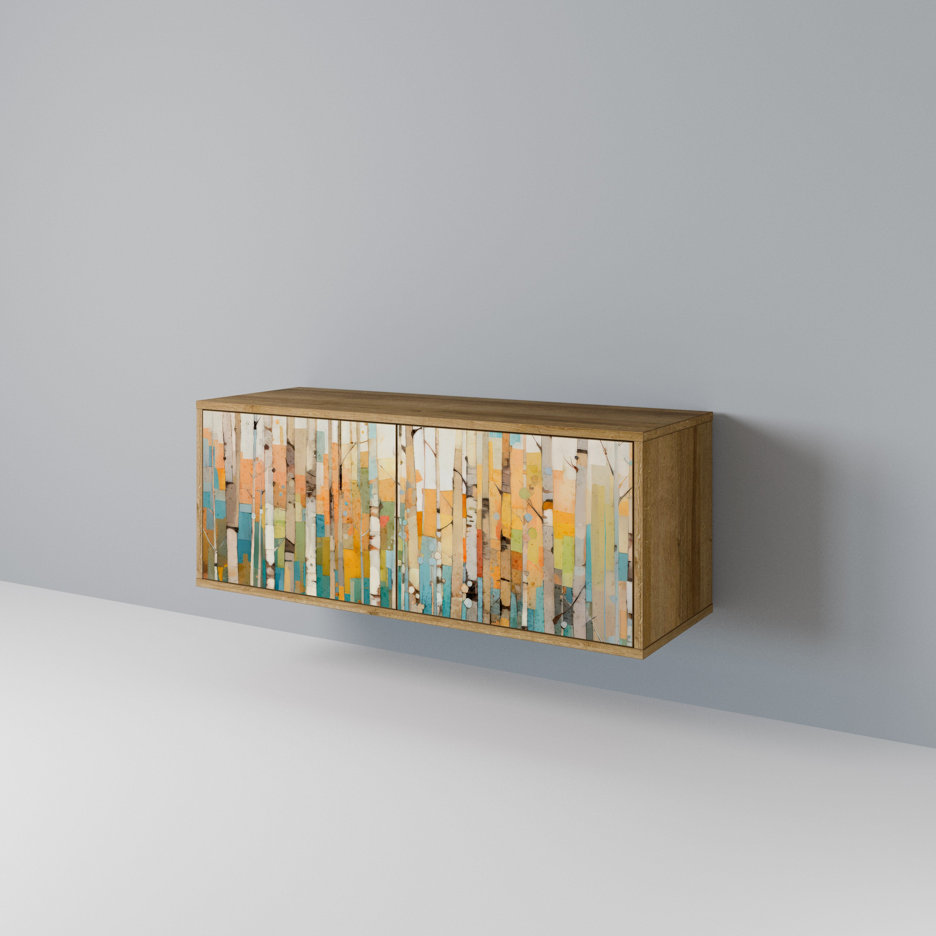 BIRCH KALEIDOSCOPE Compact 2-Door TV Cabinet