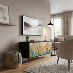 BIRCH KALEIDOSCOPE Compact 2-Door TV Cabinet