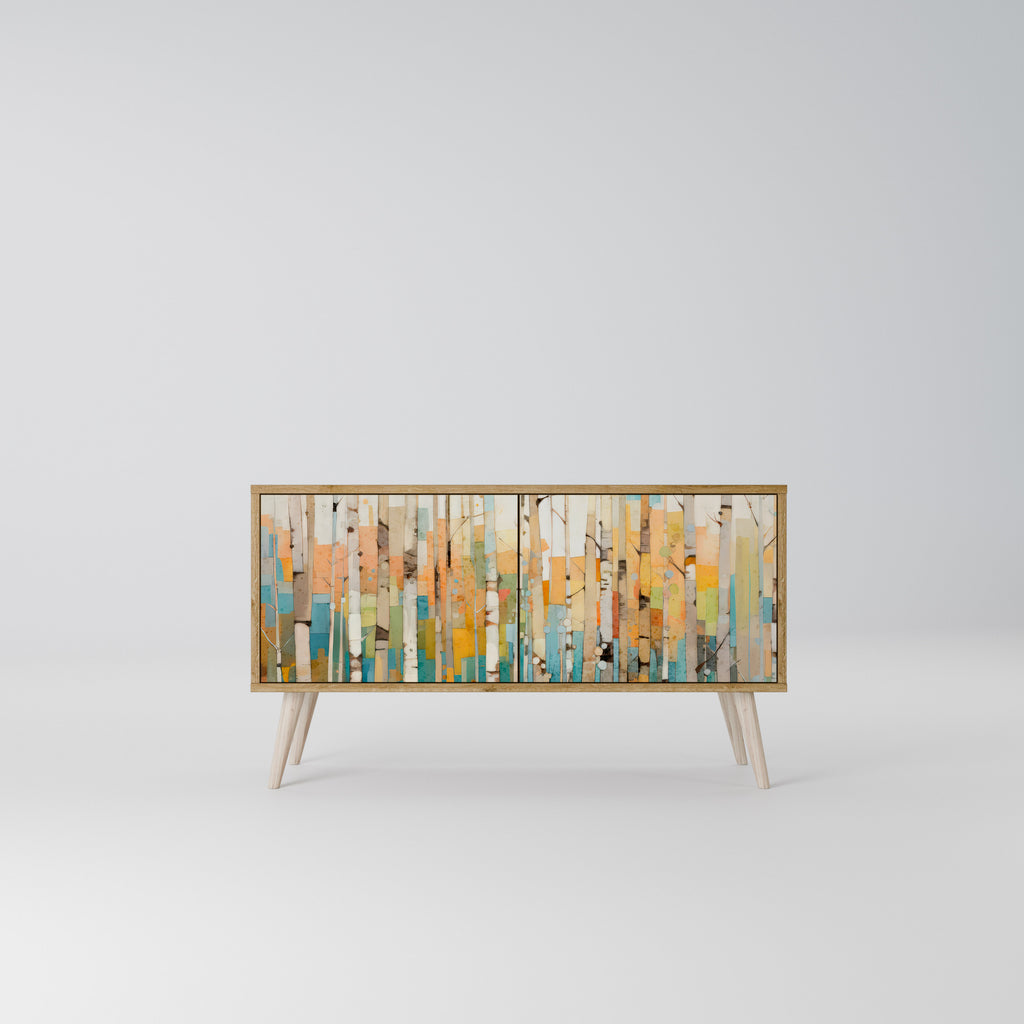 BIRCH KALEIDOSCOPE Compact 2-Door TV Cabinet