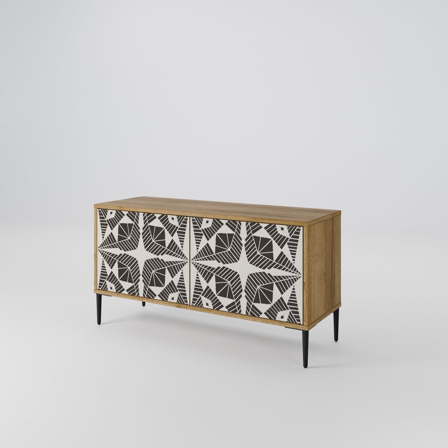 MONOCHROME NEXUS Compact 2-Door TV Cabinet