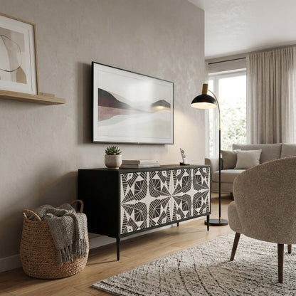 MONOCHROME NEXUS Compact 2-Door TV Cabinet