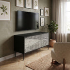 GRAIN LINES Compact 2-Door TV Cabinet