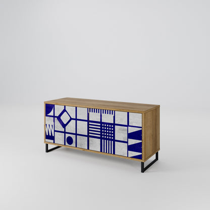 THE RIGHT PLACES Compact 2-Door TV Cabinet