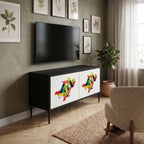 FUTURE SIGN Compact 2-Door TV Cabinet