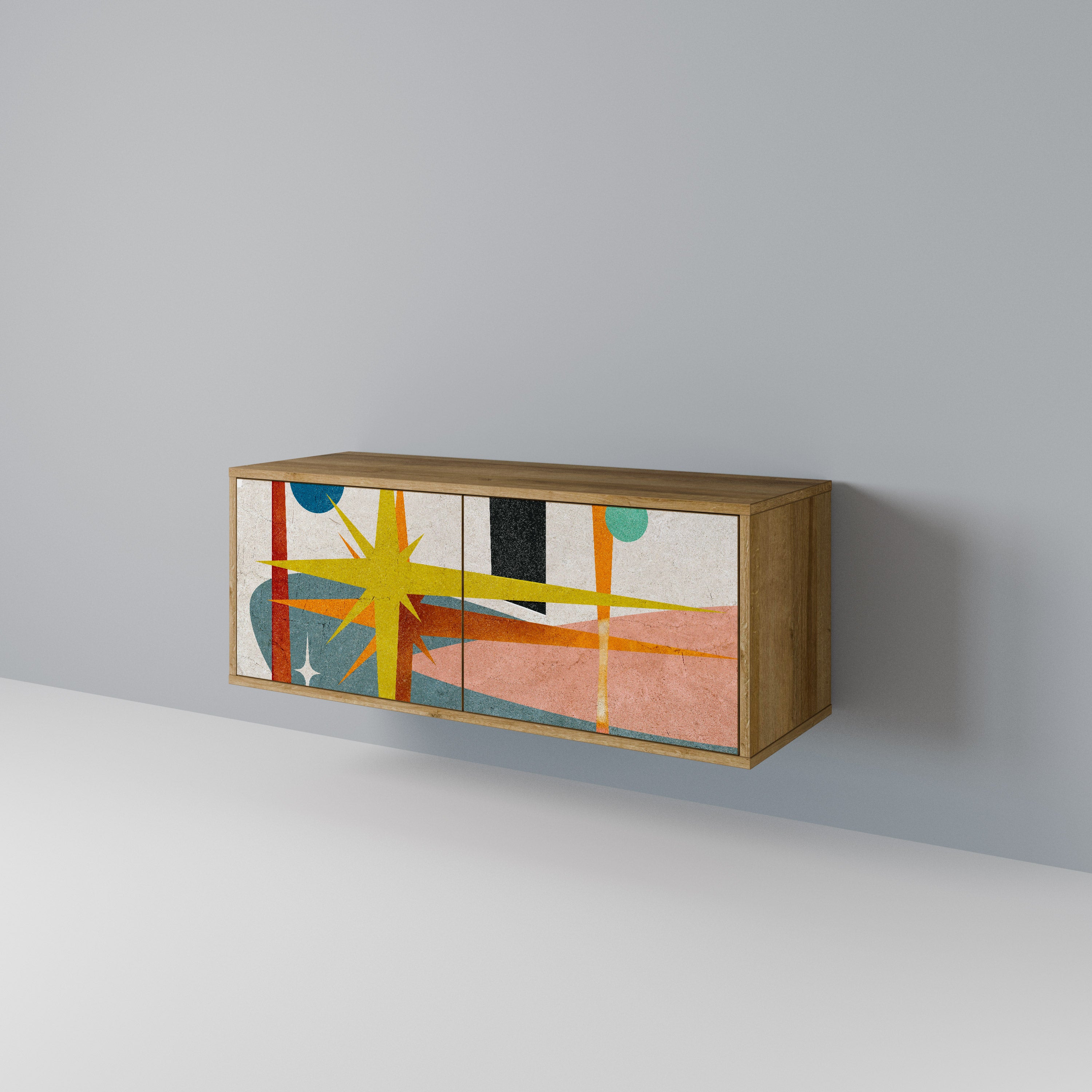 INTERSTELLAR VIBES Compact 2-Door TV Cabinet