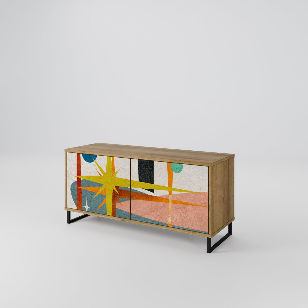 INTERSTELLAR VIBES Compact 2-Door TV Cabinet