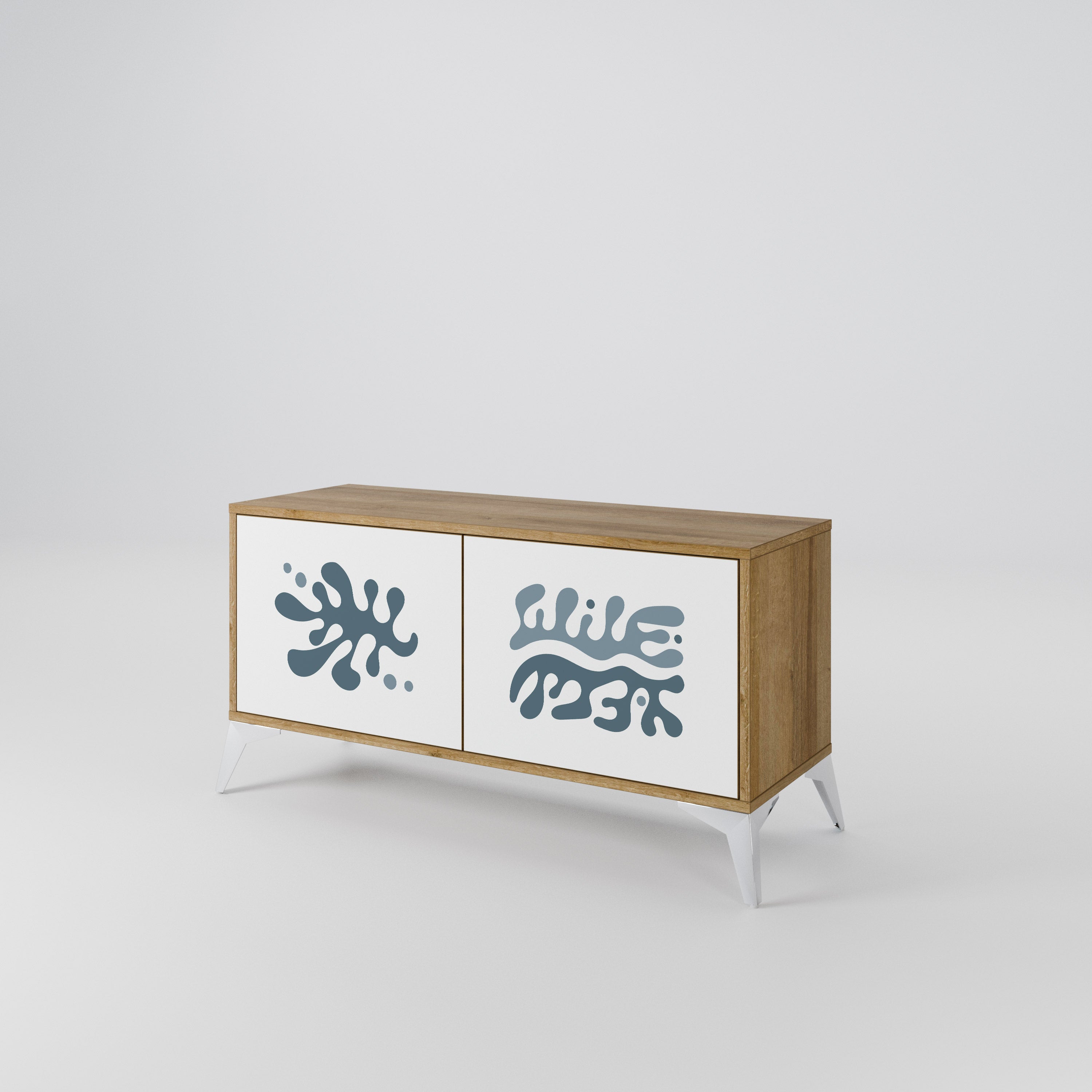 WONDERLAND VEGETATION Compact 2-Door TV Cabinet