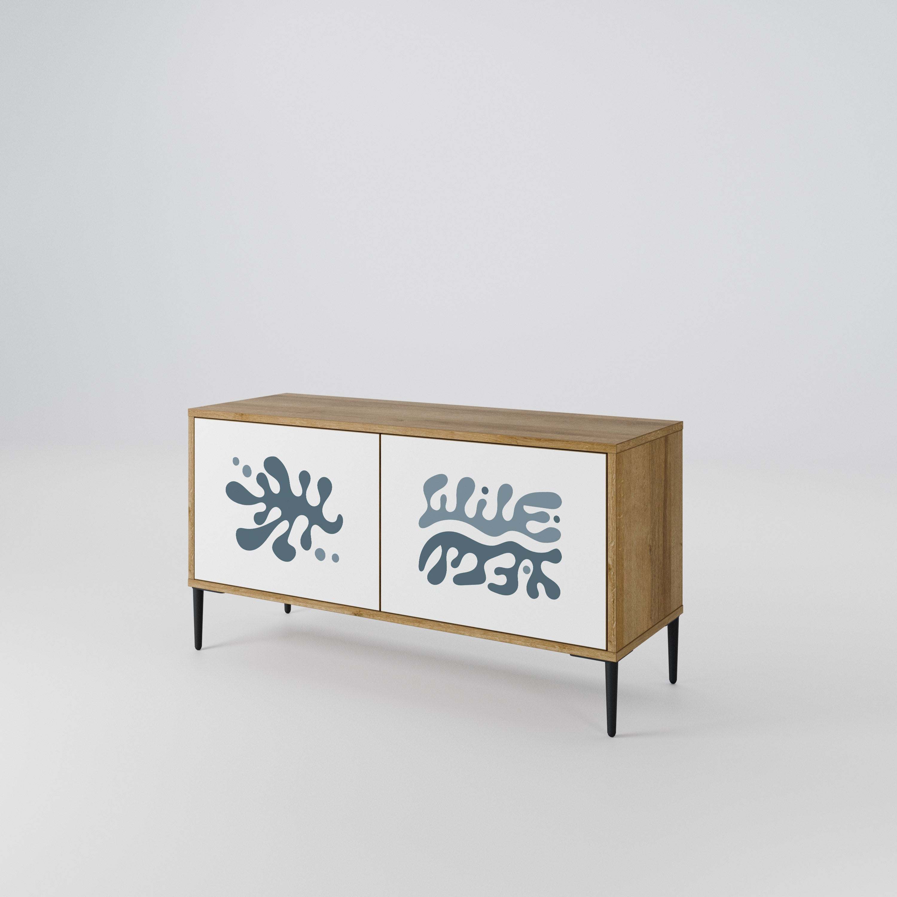 WONDERLAND VEGETATION Compact 2-Door TV Cabinet