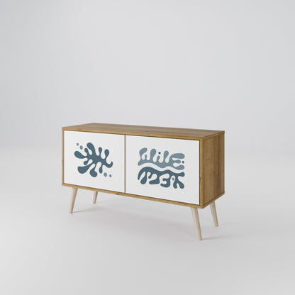 WONDERLAND VEGETATION Compact 2-Door TV Cabinet