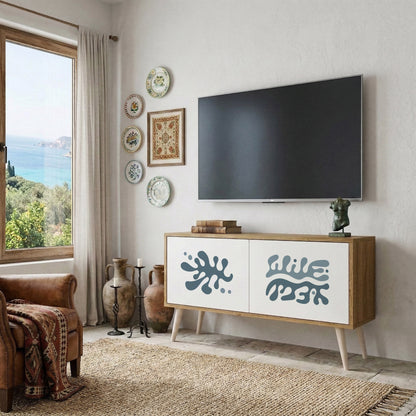 WONDERLAND VEGETATION Compact 2-Door TV Cabinet
