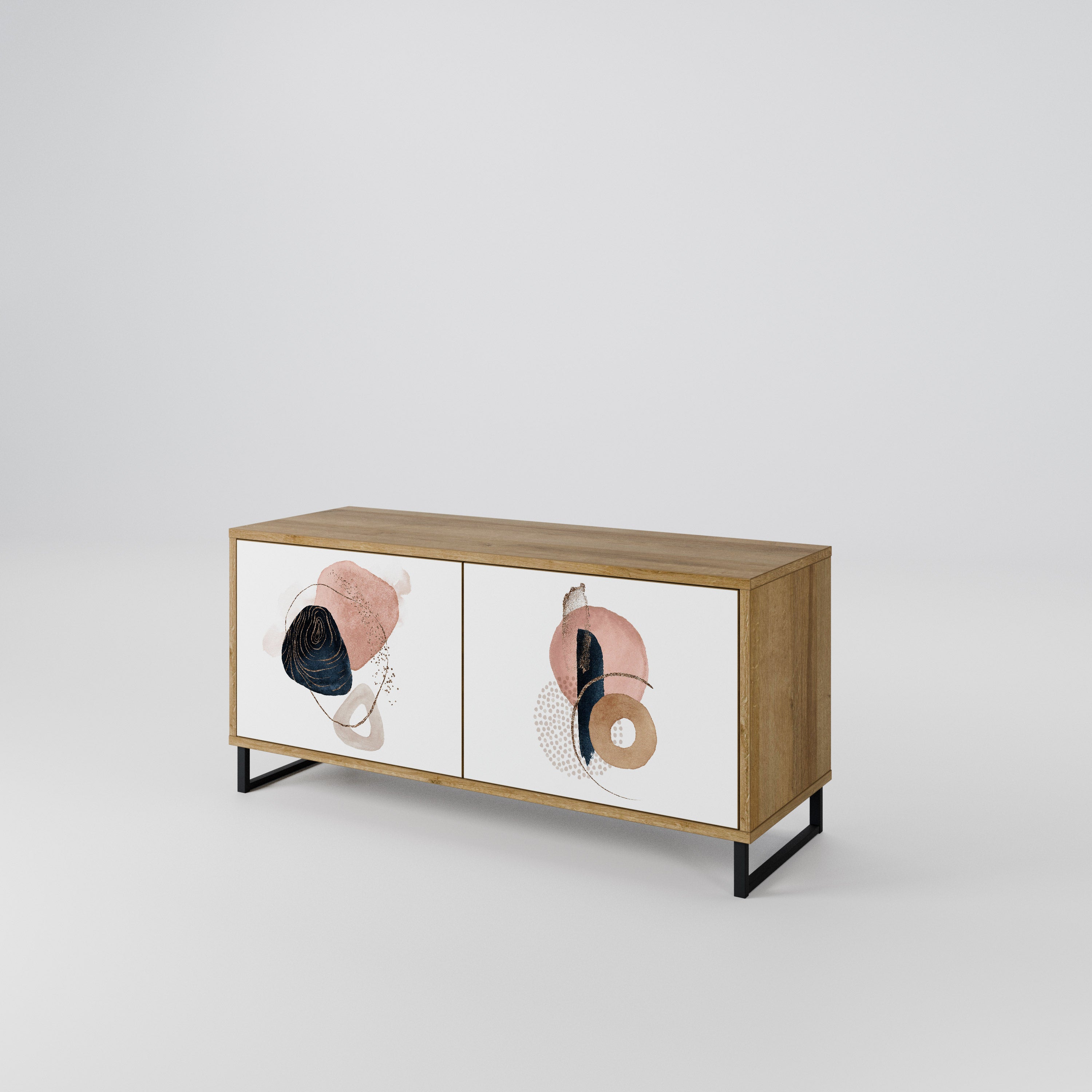 COLORFUL SHAPES Compact 2-Door TV Cabinet