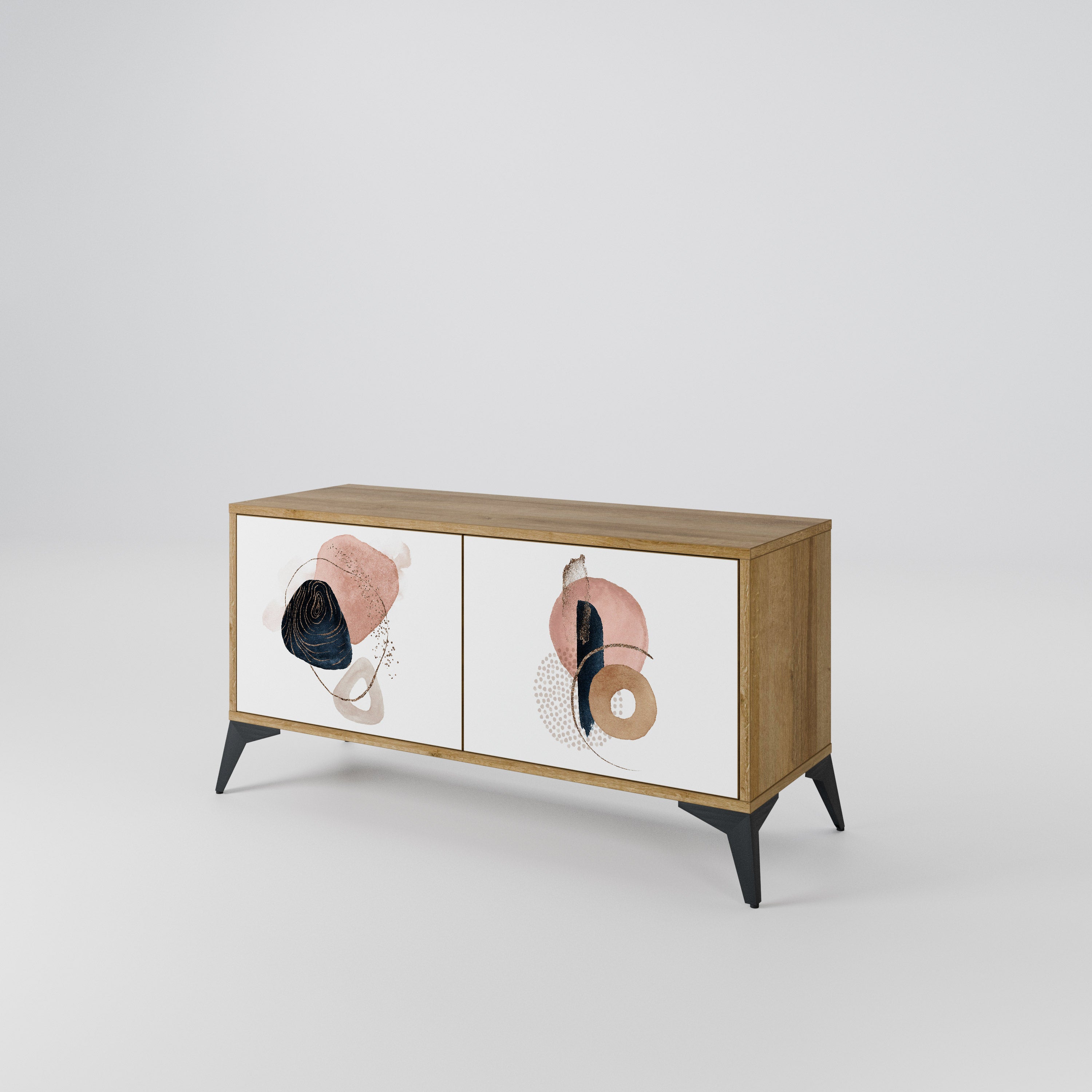 COLORFUL SHAPES Compact 2-Door TV Cabinet