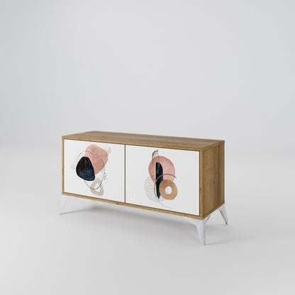 COLORFUL SHAPES Compact 2-Door TV Cabinet