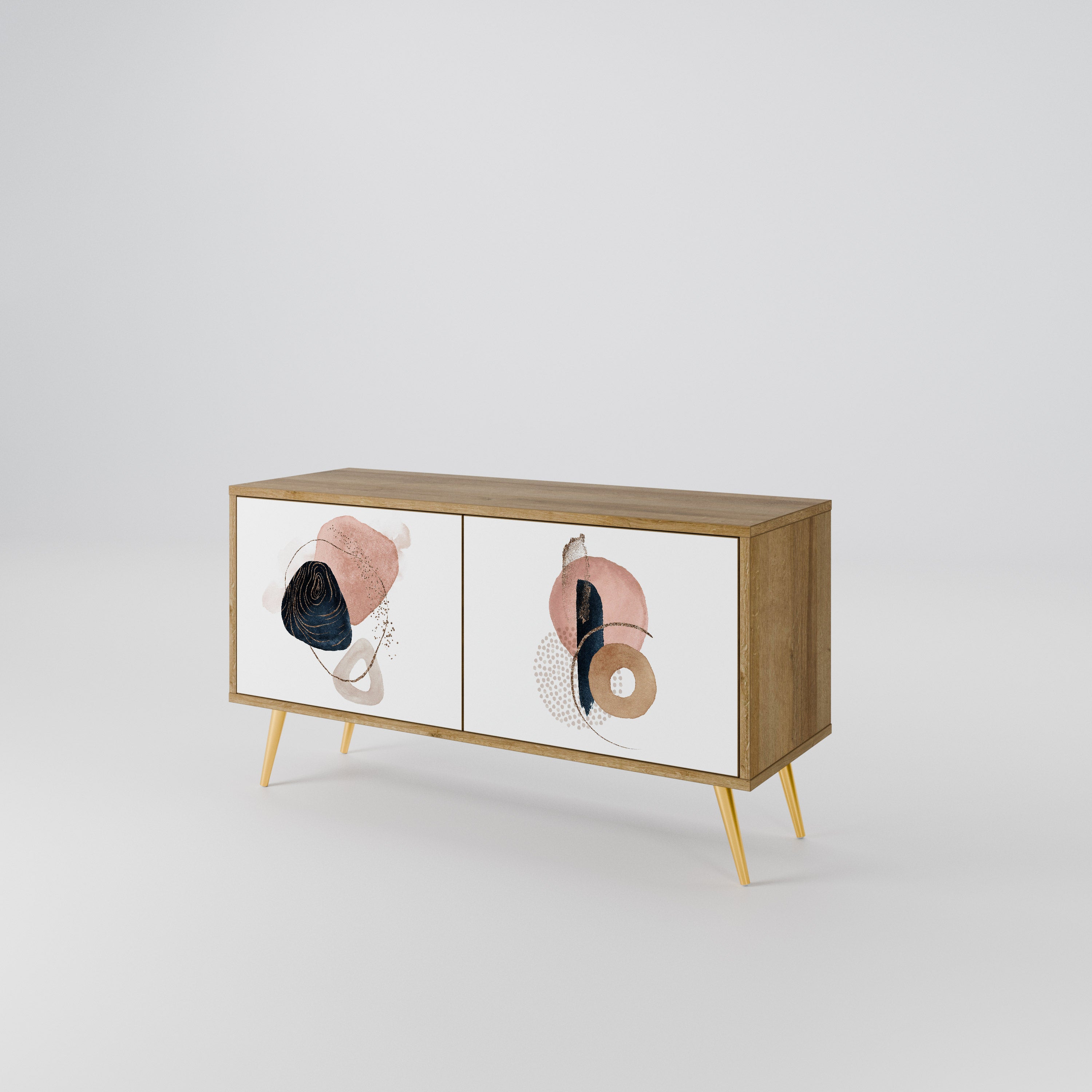 COLORFUL SHAPES Compact 2-Door TV Cabinet