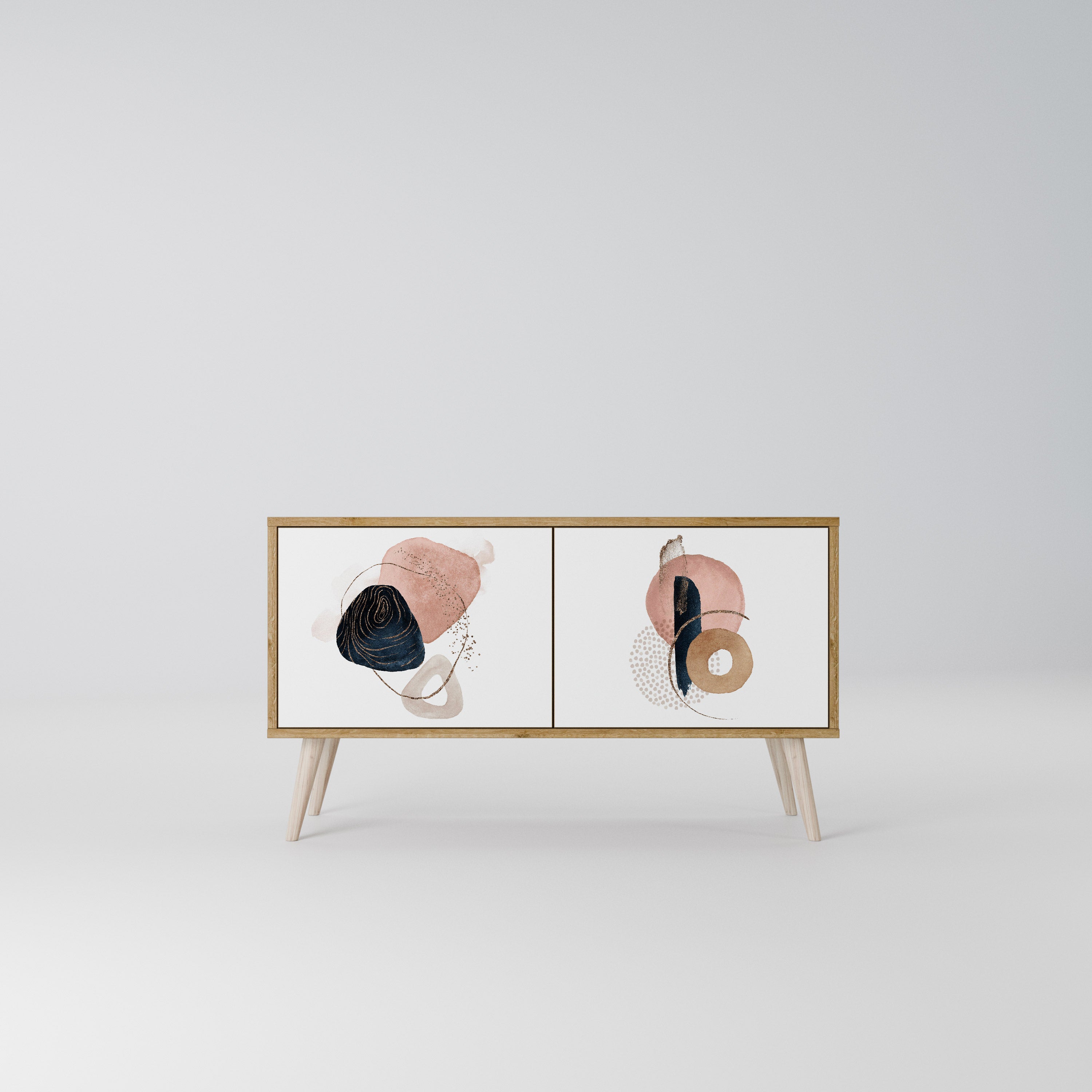 COLORFUL SHAPES Compact 2-Door TV Cabinet