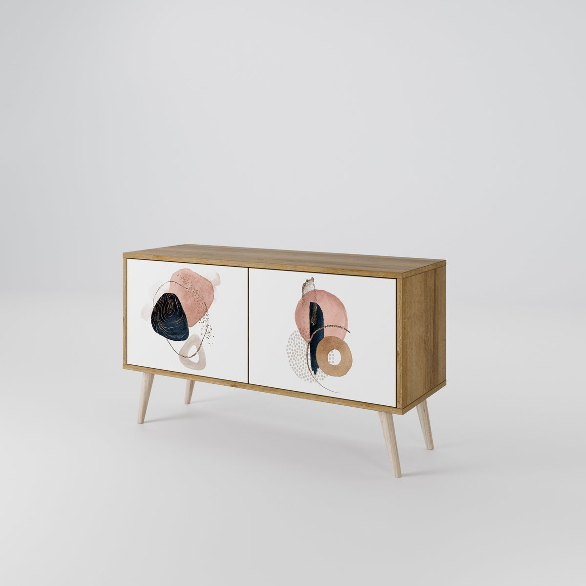 COLORFUL SHAPES Compact 2-Door TV Cabinet