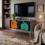 TOGETHER BUT SEPARATELY Compact 2-Door TV Cabinet
