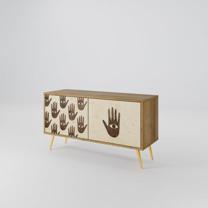 SEE MORE Compact 2-Door TV Cabinet