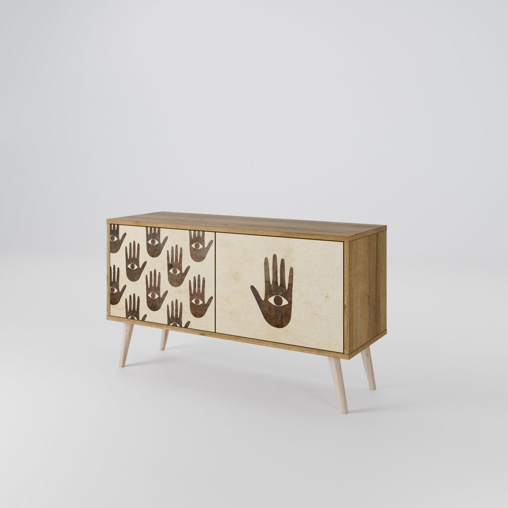 SEE MORE Compact 2-Door TV Cabinet