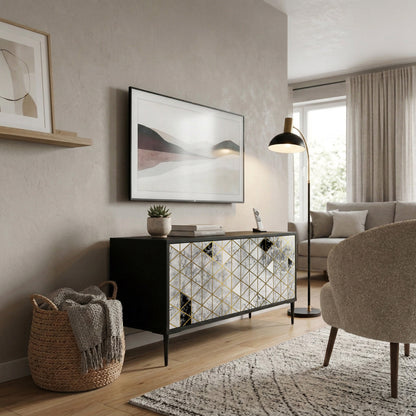 ASHEN ARIA Compact 2-Door TV Cabinet