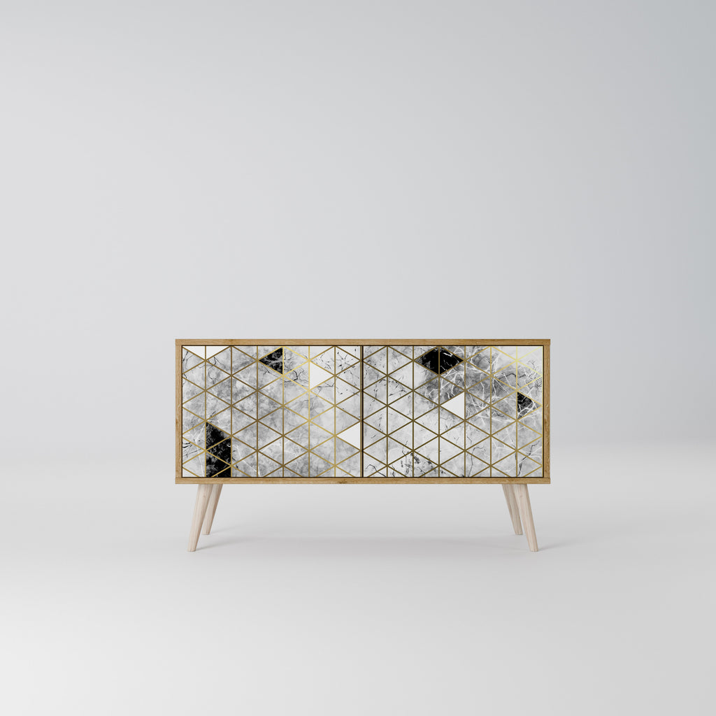 ASHEN ARIA Compact 2-Door TV Cabinet