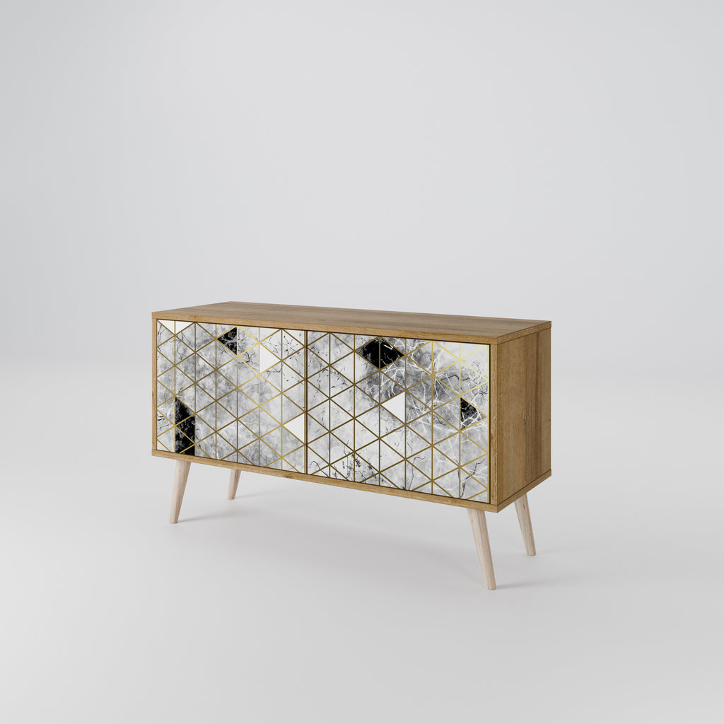 ASHEN ARIA Compact 2-Door TV Cabinet