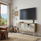 ASHEN ARIA Compact 2-Door TV Cabinet