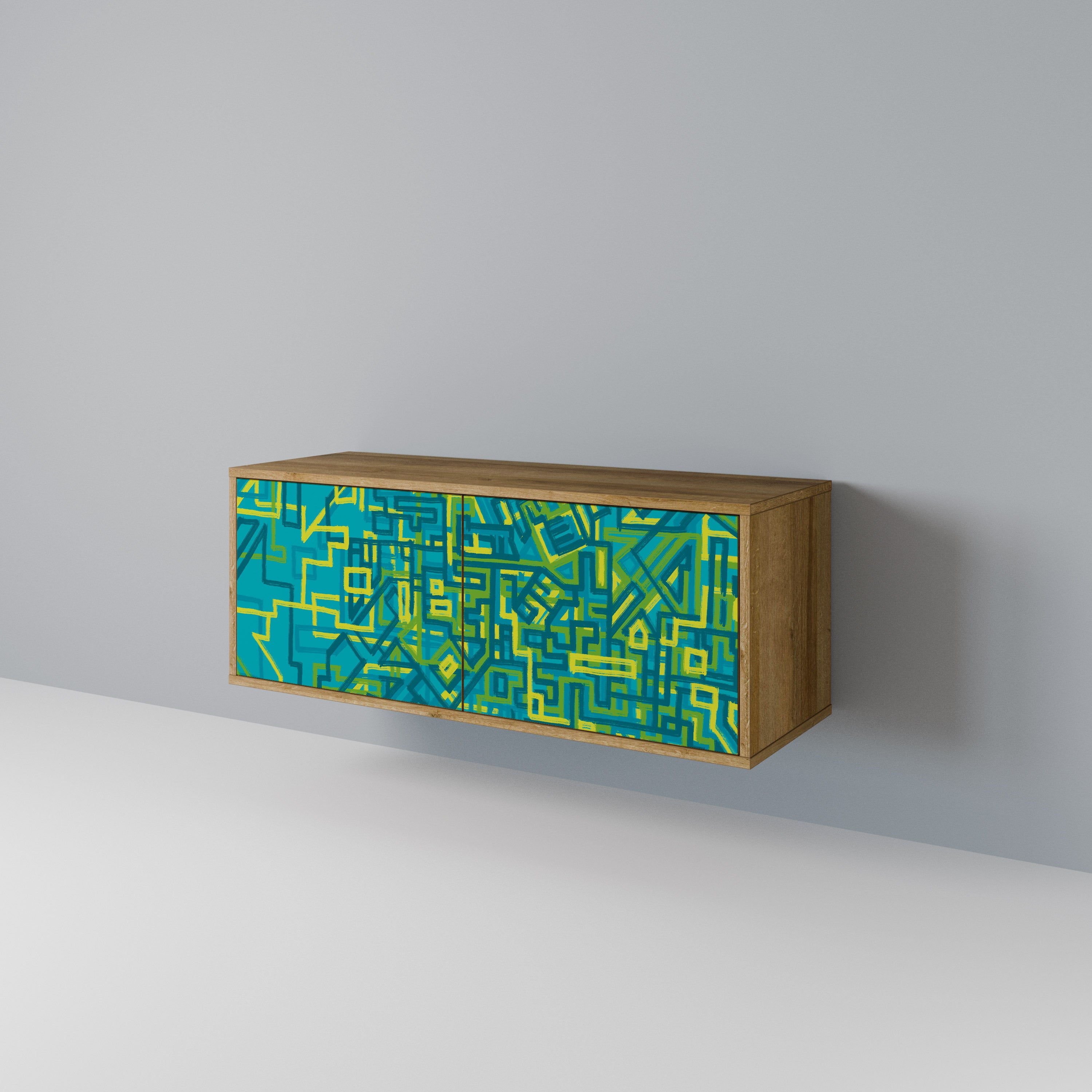 NOSTALGIC MEMORIES Compact 2-Door TV Cabinet