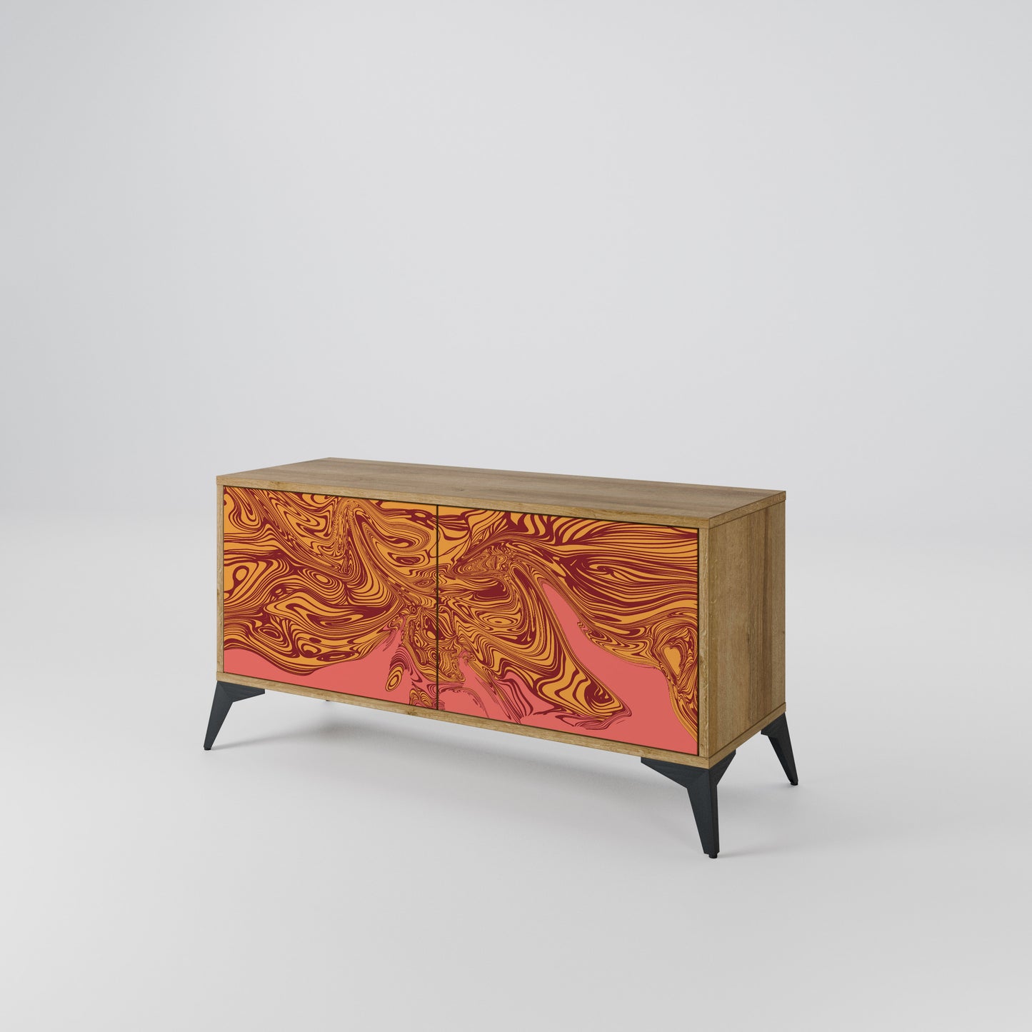 FLOATING THOUGHTS Compact 2-Door TV Cabinet