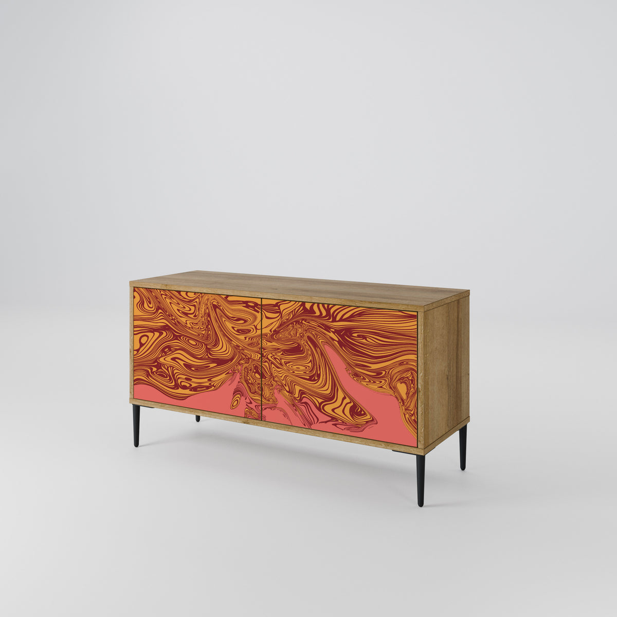 FLOATING THOUGHTS Compact 2-Door TV Cabinet