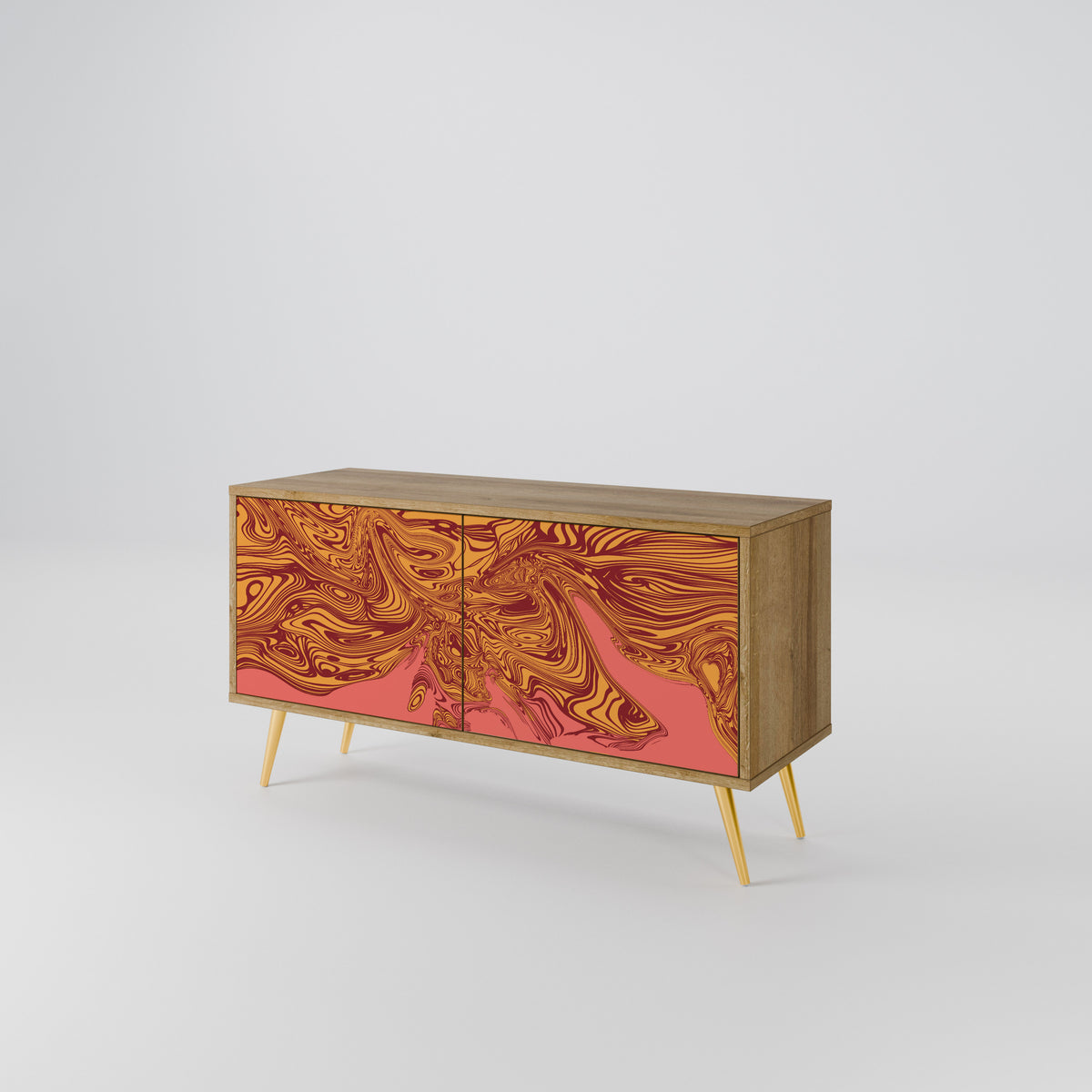 FLOATING THOUGHTS Compact 2-Door TV Cabinet