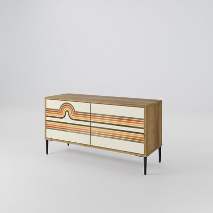 EXCEPTIONAL STREAM Compact 2-Door TV Cabinet