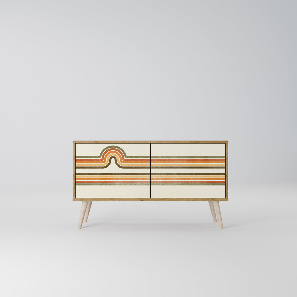 EXCEPTIONAL STREAM Compact 2-Door TV Cabinet