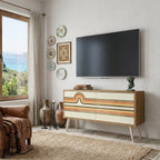 EXCEPTIONAL STREAM Compact 2-Door TV Cabinet