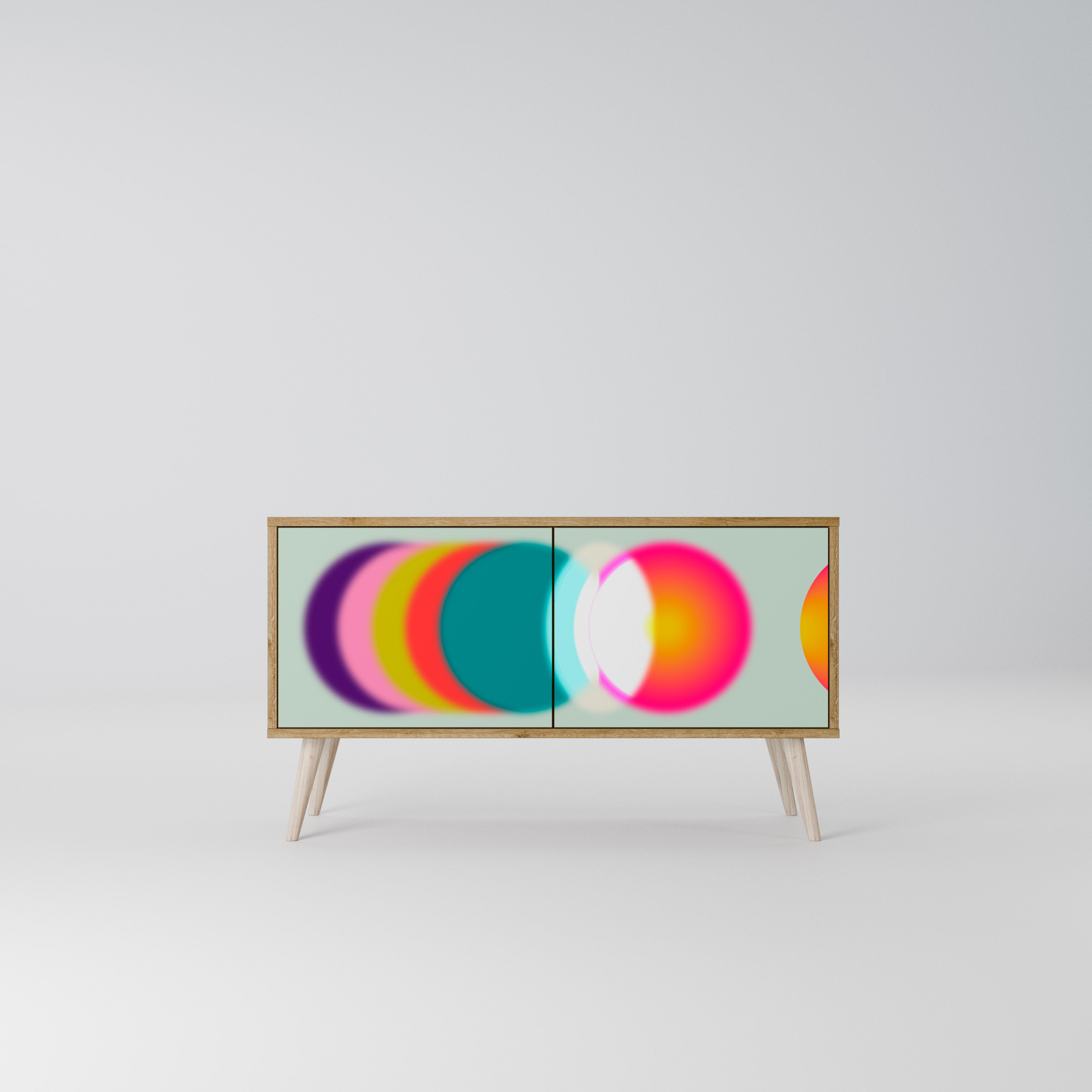 SYMPHONY OF COLORS Compact 2-Door TV Cabinet