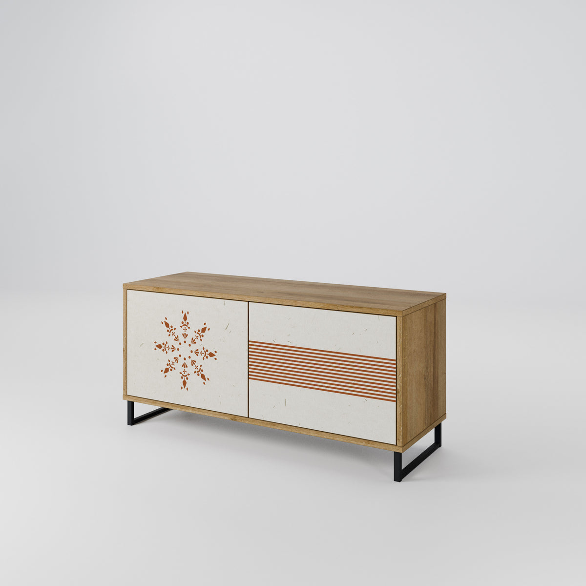 DAILY HARMONY Compact 2-Door TV Cabinet