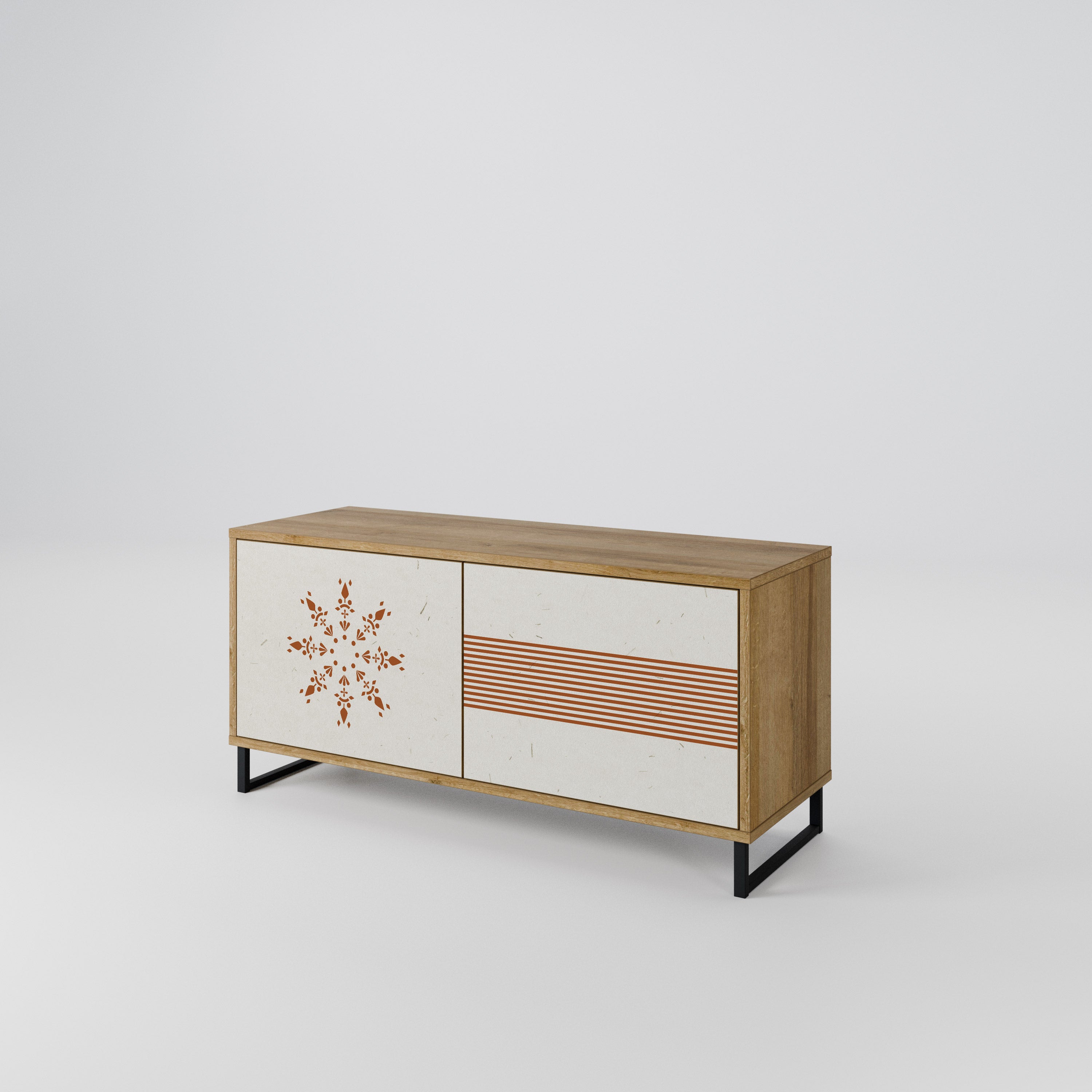 DAILY HARMONY Compact 2-Door TV Cabinet